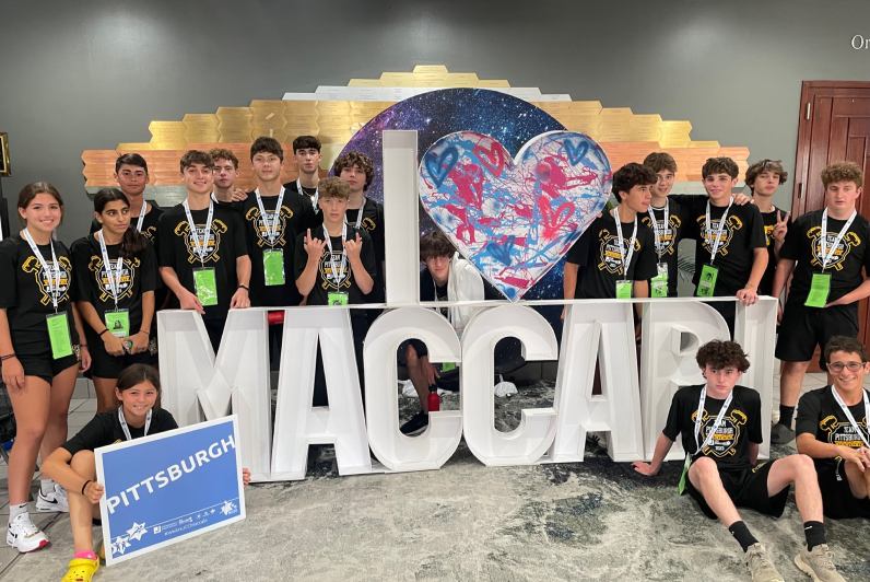 JCC teens attending Maccabi Games